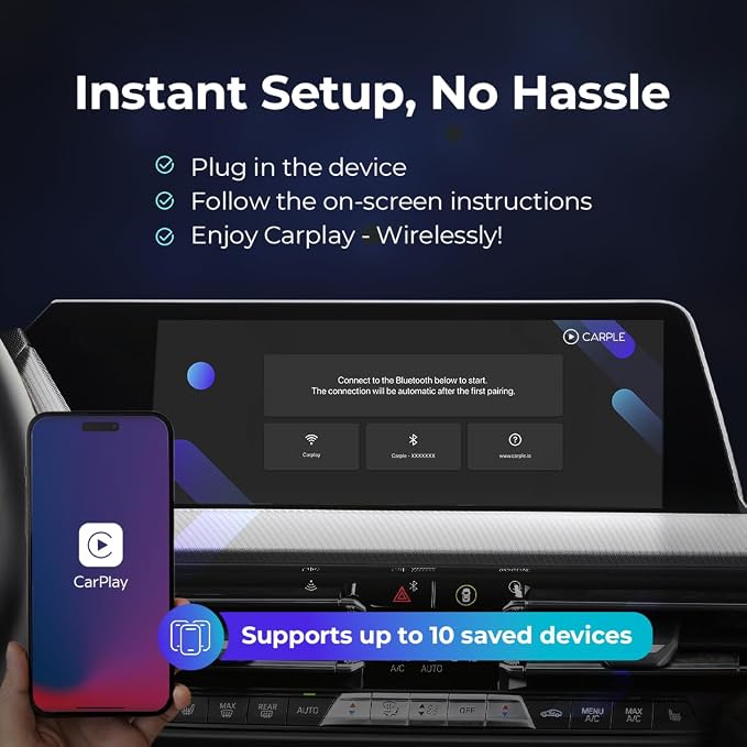 Wireless Carplay Adapter with Web App and OTA Updates, Convert Wired to - Image 5