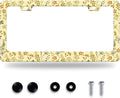 Yellow Wild Flowers License Plate Frame Colorful Flower Floral License Plate by GORSNKYE