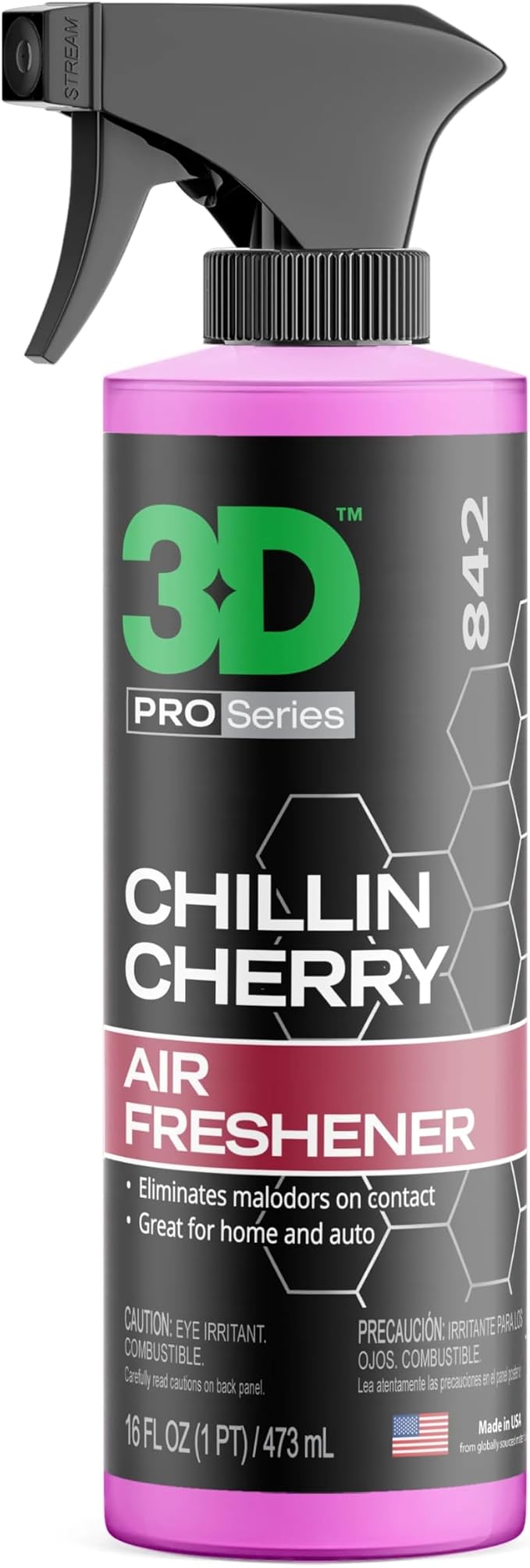 3D Chillin Cherry Car Air Freshener – 16oz Spray – Natural Cherry Scent from by 3DCarCare