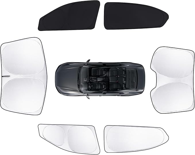 6pcs Car Window Shades for Honda Accord 2013-2017 Accessories, Windshield Side by Unknown