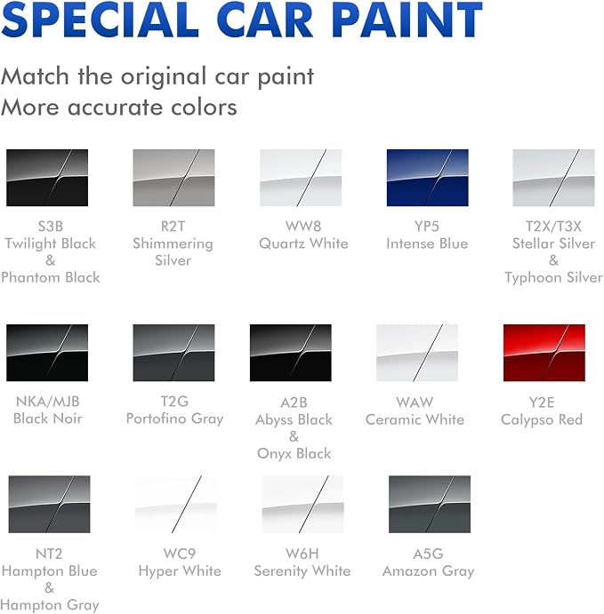 Abyss Black/Onyx Black Touch Up Paint Compatible - Image 2