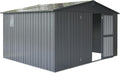 IKERY Large Galvanized Steel Storage Shed by IKERY