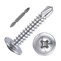 Wensilon（200pcs）#8×1”for Sheet Metal Self-Tapping Screws 410 Stainless Steel by Wensilon