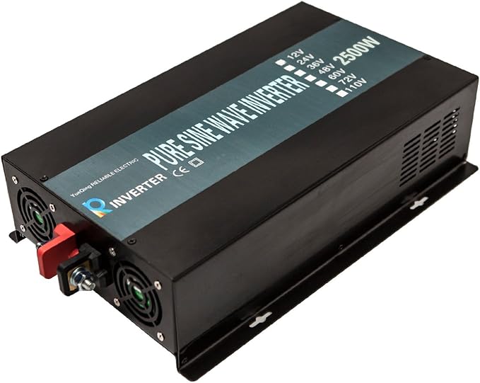 WZRELB Strong Driving Capacity 2500W 24VDC to 120VAC Pure Sine Wave Inverter - Image 9