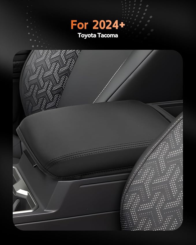 CDEFG for 2024 2025 Toyota Tacoma Center Console Cover Armrest Box Cover for - Image 2