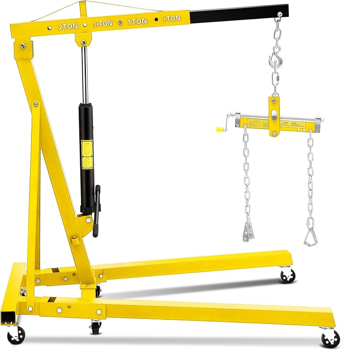 2 Ton Hydraulic Engine Hoist by GlowSol