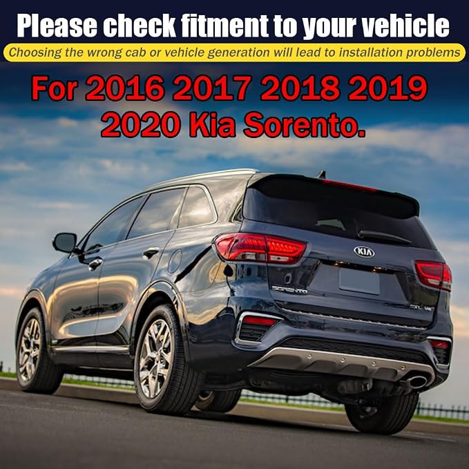 Rain Guards for Kia Sorento 2016-2020, Tape-on Side Window Deflectors for Kia - Image 6