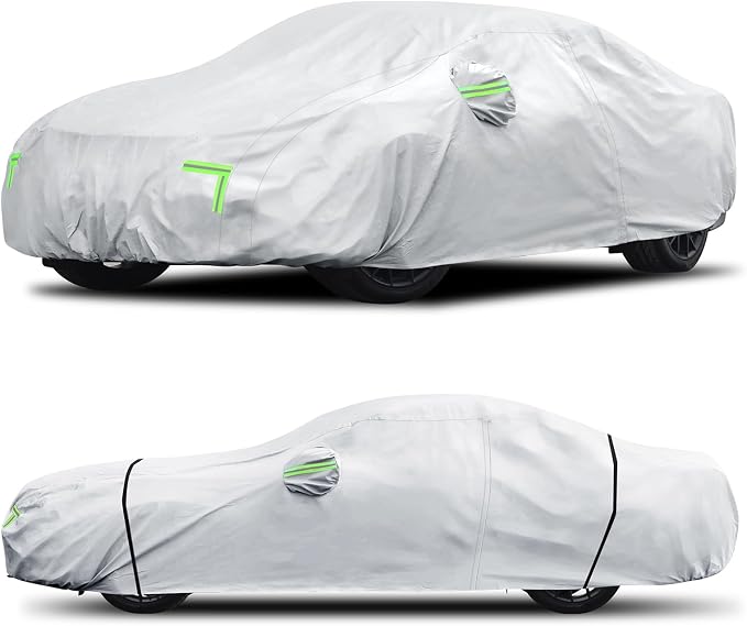 Car Cover Custom Fit for Ford Mustang 1994-2025, Chevy Camaro 2010-2025 by Qualencey