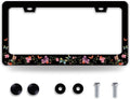Colorful Butterfly License Plate Frame Beautiful Butterflies Flowers License by BRAGHRTED