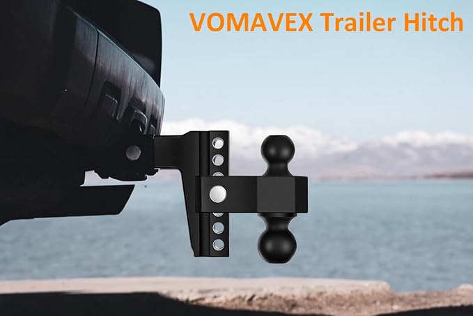 Adjustable Trailer Hitch-Drop Hitch Fits 2.5-Inch Receiver -6" Drop/Rise Tow - Image 8