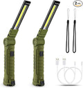 Men Tools for Christmas Birthday Gift 2 Packs LED Rechargeable Work Light by Lmaytech
