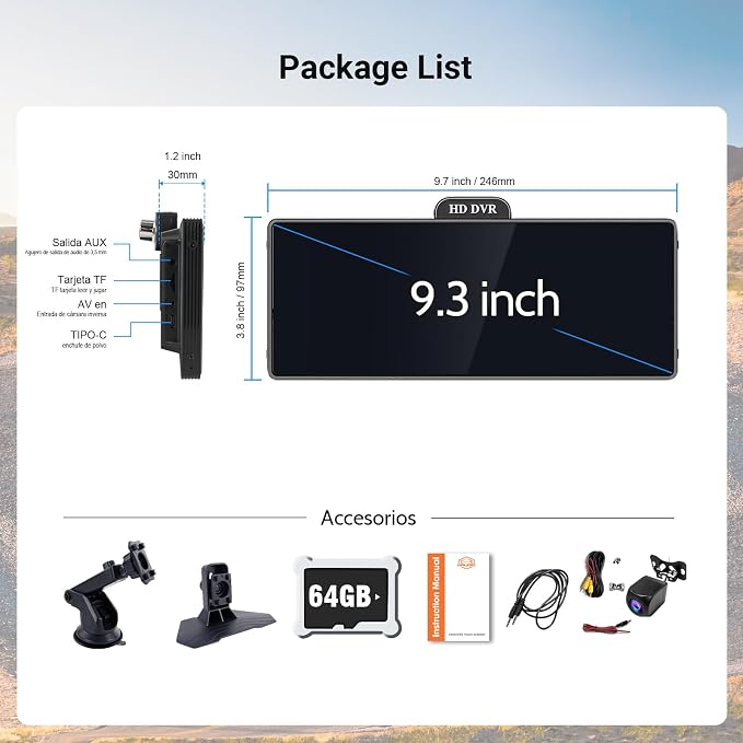 ‌9.26 Inch Wireless Apple CarPlay & Android Auto Car Display - Image 7