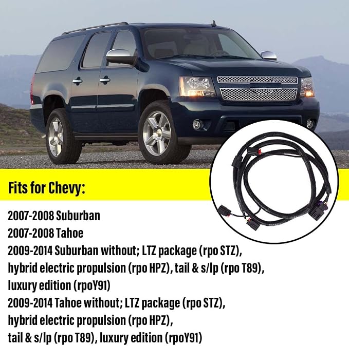 Rear Back Up Sensor Wire Harness Fits - Image 3