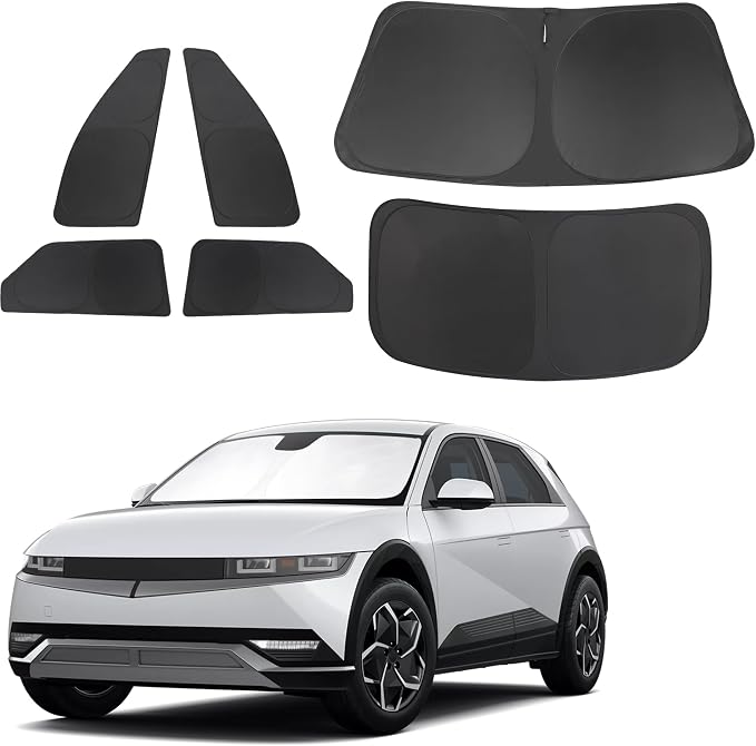 TINGLU Window Shades for Hyundai Ioniq 5 2022-2024 2025 Accessorie Car Side by TINGLU