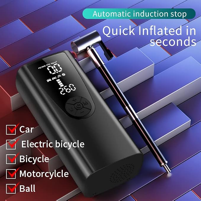 Tire Inflator Portable Air Compressor/Pump - Image 2