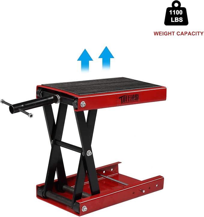 TUFFIOM 1100LBS Motorcycle Scissor Lift Jack，Height Adjustable - Image 3