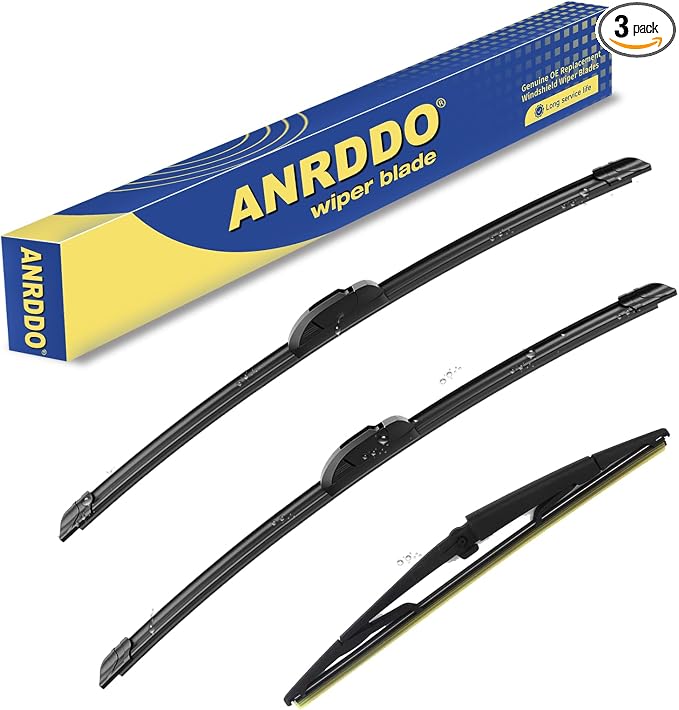 3 wipers Replacement For 2005 2006 2007 2008 2009 2010 Jeep Grand Cherokee by ANRDDO