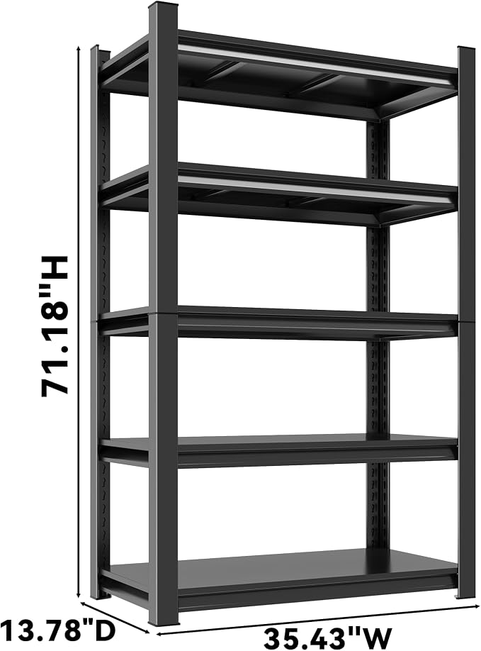 Garage Shelving 3000LBS Heavy Duty Shelving Units and Storage Shelves - Image 3