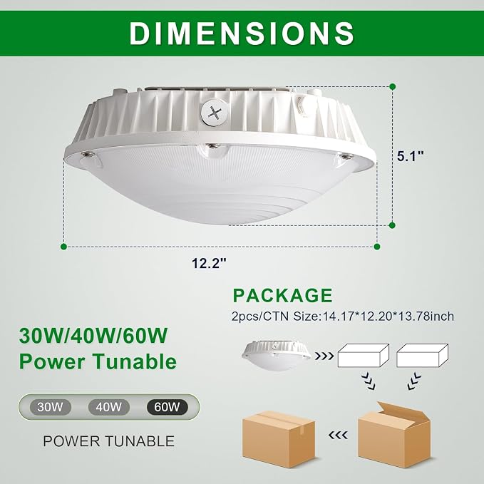 OSTEK LED Canopy Gas Station Light - Image 4
