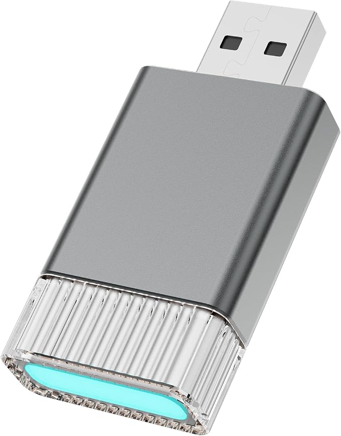 2in1 Mini Wireless Carplay Adapter by KEROLFFU
