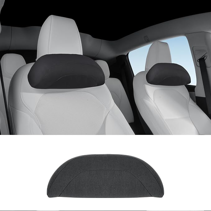 Car Headrest Pillow for Driving, Softness Ergonomic Design Universal Travel - Image 9