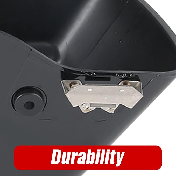 XFMT Motorcycle Saddlebags Vivid Black Hard Saddle Bags Trunk W/Black Latches - Image 6
