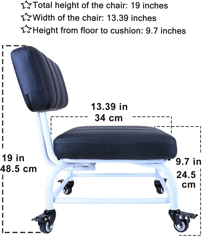 Rolling Stool and 4 Wheels - Image 2