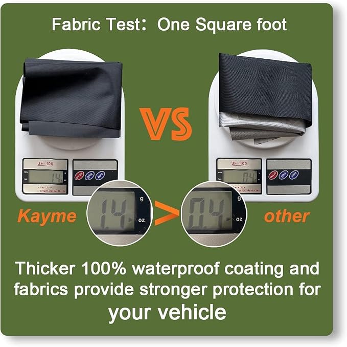 Kayme ATV Cover Waterproof Heavy Duty All Weather, Quad 4 Wheeler Cover Sun - Image 3