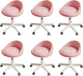 Rolling Stool Set of 6 Rolling Hydraulic Salon Stool by Walktory