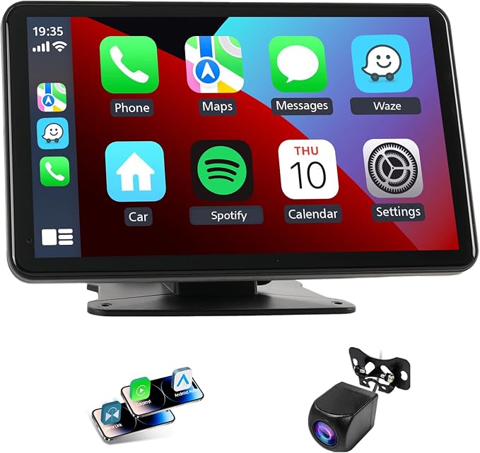 Portable Wireless Apple Carplay Screen by Haudio