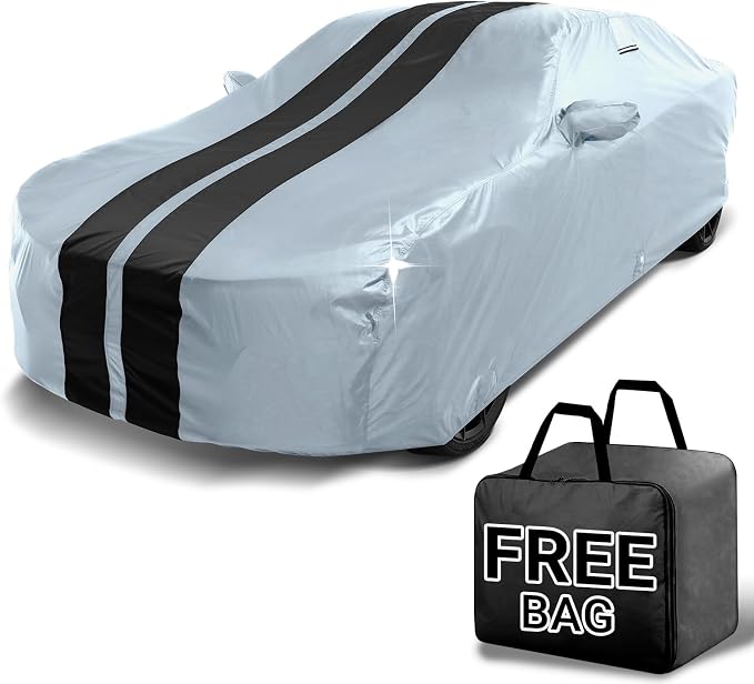 iCarCover Custom Car Cover for Chevy Corsica Waterproof All Weather Rain Snow by iCarCover