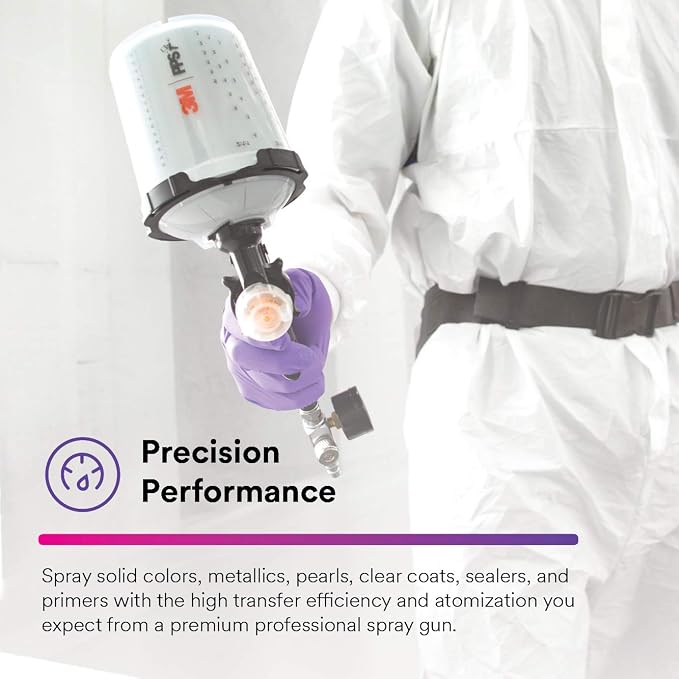 3M Performance Spray Gun Starter Kit, Includes PPS 2.0 Paint Spray Cup System - Image 3