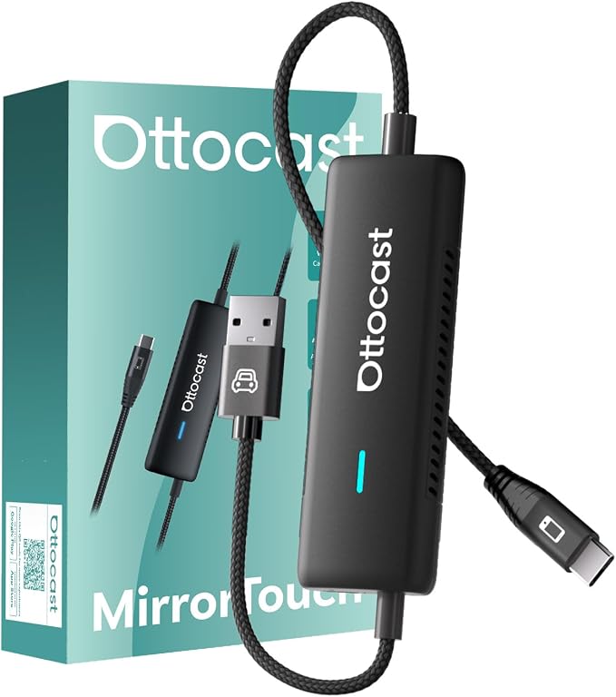OTTOCAST Mirror Touch Wireless CarPlay Adapter by OTTOCAST-Stayconnectedstayahead