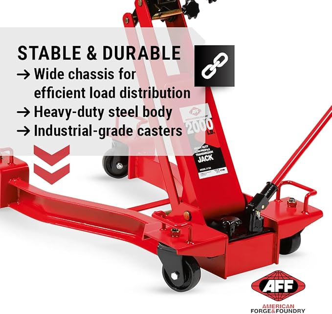 AFF Low Profile Manual Hydraulic Transmission Jack - Image 4