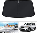 KUST Windshield Sun Shade for 2017-2024 Nissan Armada Accessories Custom Fit by KUST