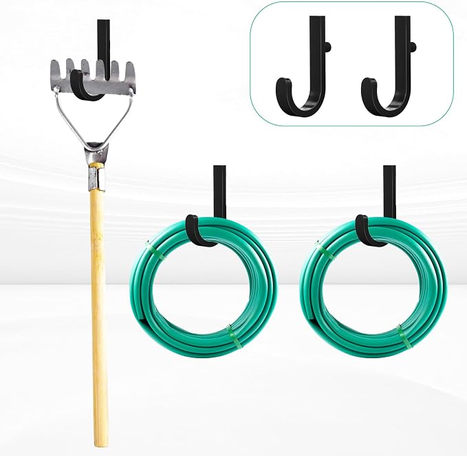 8 Pcs Shed Storage Tool Hooks Accessories Compatible - Image 4