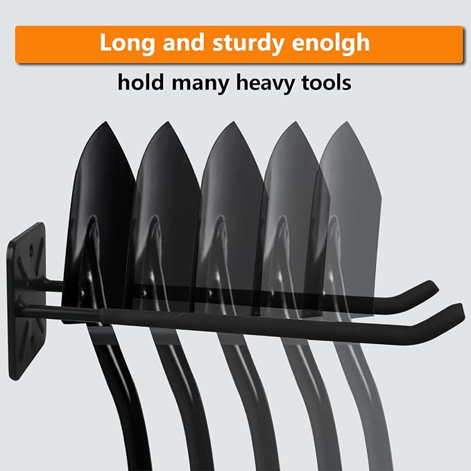 Folding Chair Rack, Heavy Duty Garage Wall Mount Organizer and Holder, Garden - Image 7