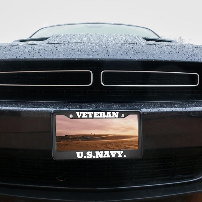 Personalized License Plate Frames Custom Your Text License Plate Holders 27 - Image 5