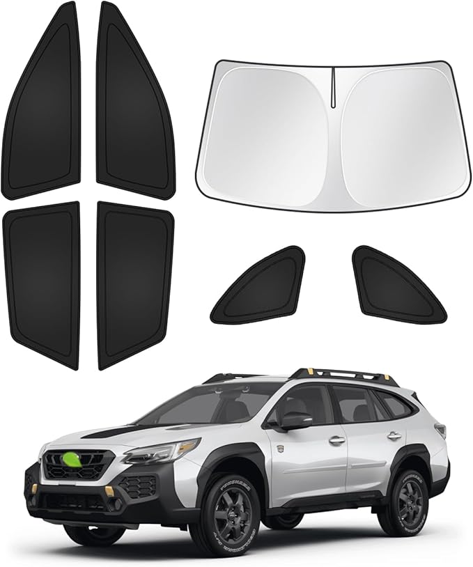 Sunshades for 2020-2025 Subaru Outback Accessories Windshield Sun Shade Side by Canvcle