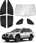 Sunshades for 2020-2025 Subaru Outback Accessories Windshield Sun Shade Side by Canvcle