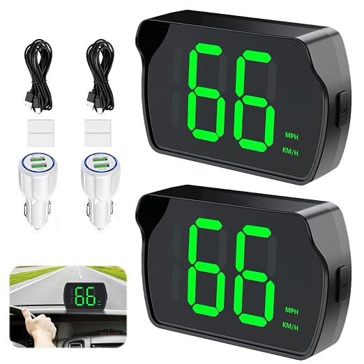 GPS Digital Speedometer for Car MPH, Universal HUD Speed Meter - Image 7