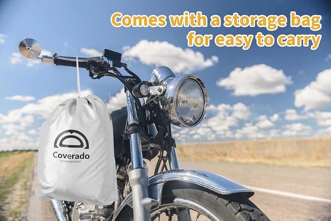 Motorcycle Cover Waterproof Outdoor, Coverado All Weather Protection Motorbike - Image 4