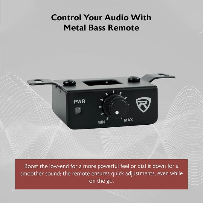 Rockville SS10P 800W Slim Under-Seat Active Car/Truck Subwoofer, Built-in Amp - Image 5