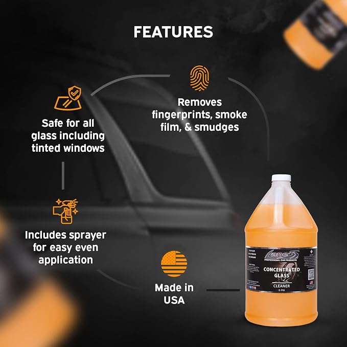 LANE'S Concentrated Auto Glass Cleaner- Window Cleaner, Windshield Cleaner- - Image 2