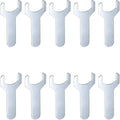 HARFINGTON 10pcs Small Wrench 22x70x2mm Metric U-Shaped Single Open Ended by HARFINGTON