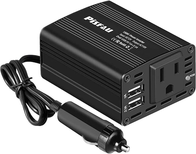 150W Power Inverter 12V DC to 110V AC Car Plug Adapter Outlet Converter - Image 8