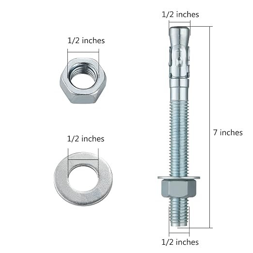 1/2x7" 30Pcs Inch Standard Fasteners - Image 2