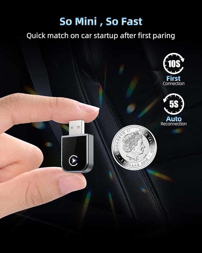 Mini Wireless Carplay Adapter for iPhone - Image 3