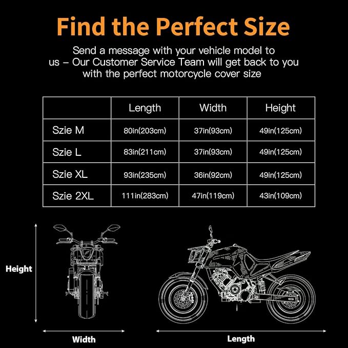 Motorcycle Cover, Coverado Motorcycle Covers Waterproof Outdoor Storage - Image 6