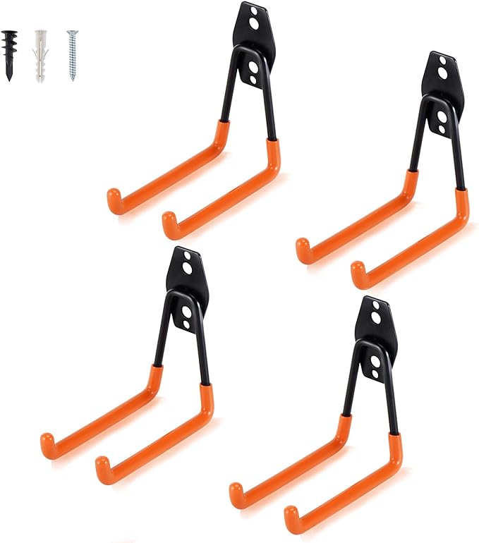AOBEN Garage Hooks Heavy Duty, Steel Garage Storage Hooks, Utility Tool Hangers by AOBEN